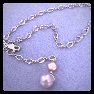 Pink Freshwater Anklet